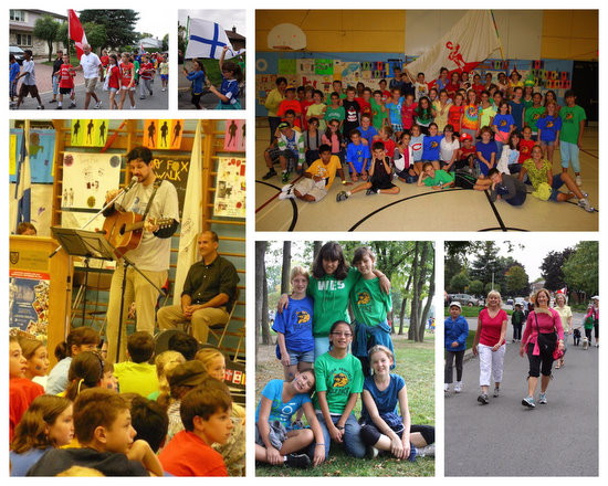 educational action collage